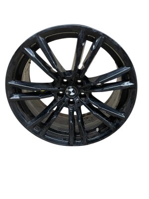 2018-2020 BMW M5 Black 20x9.5 7 Double Spoke Alloy Wheel - Front (Used OEM)