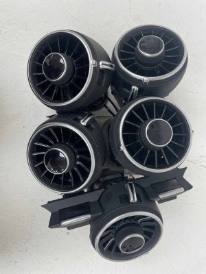 2016-2023 Audi TT Dashboard A/C Air Vent Duct Set (Used OEM)