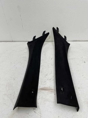 2017-2023 BMW 528i Black A-Pillar Interior Trim Panel Set - Front (Used OEM)