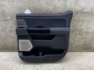 2022-2025 Ford F-150 Lightning Black Door Interior Trim Panel with 18 Speaker System - Rear, Right (Passenger) (Used OEM)