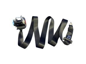 2019-2025 BMW M8 Black Seat Belt Assembly - Rear, Right (Passenger) (Used OEM)