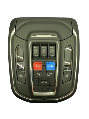2022-2025 Jeep Wagoneer Overhead Roof Console with Dome Light and Sunroof Switch - Front (Used OEM)