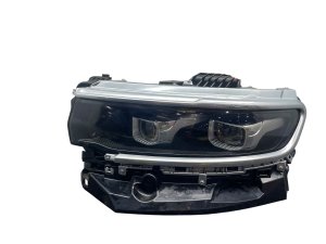 2022-2023 Jeep Wagoneer Chrome Projector LED Headlight Assembly - Front, Left (Driver) (Used OEM)