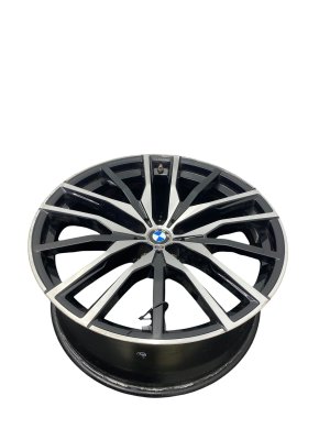 2020-2025 BMW X6 Black 22x9.5 15-Spoke Alloy Wheel - Front (Used OEM)