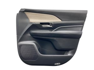 2024-2026 Toyota Grand Highlander Black Door Interior Trim Panel - Front, Right (Passenger) (Used OEM)