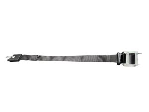 2018-2020 Ford F-150 Black Inflatable Seat Belt Assembly - Rear, Right (Passenger) (Used OEM)