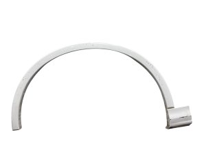 2020-2025 Audi Q7 White Wheel Arch Fender Flare Trim Panel - Front, Left (Driver) (Used OEM)