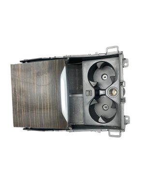 2020-2023 BMW X6 Brown Center Console Cup Holder and Wireless Phone Charger Storage Compartment Assembly (Used OEM)