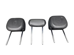 2019-2026 Porsche Cayenne Black Seat Headrest Set - Rear, Right (Passenger) (Used OEM)
