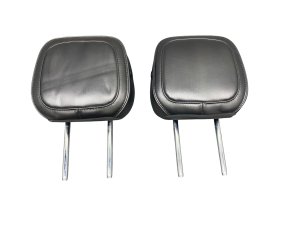 2018-2021 Lincoln Navigator Ebony (Black) 2nd Row Captain's Chair Leather Headrest Set - Rear, Right (Passenger) (Used OEM)