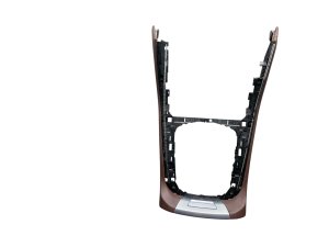 2020-2023 BMW X6 Brown Center Console Leather Side Trim Bezel (Used OEM)