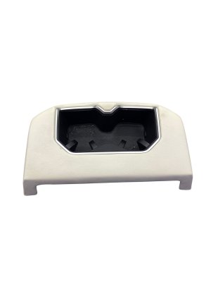2023-2026 Toyota Sequoia White Console Cup Holder Trim - Rear (Used OEM)