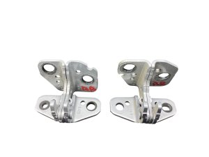 2022-2025 Jeep Wagoneer Silver Upper and Lower Door Hinge Set - Rear, Right (Passenger) (Used OEM)