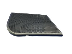 2003-2008 Lamborghini Gallardo Black Front Door Speaker Trim Cover Panel (Used OEM)