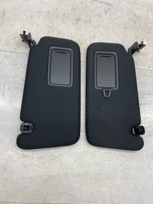 2025 Mazda CX-70 Black Illuminated Sun Visor Set - Front, Left (Driver) (Used OEM)