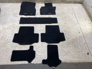 2025 Mazda CX-70 Black Center and Rear Carpeted Floor Mat Set - Front (Used OEM)