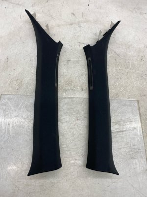 2025 Mazda CX-70 Black A-Pillar Trim Panel Cover Set - Front (Used OEM)