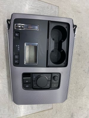 2025 Mazda CX-70 Center Console Top Trim Bezel with Radio Control and Gear Selector (Used OEM)