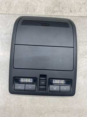 2025 Mazda CX-70 Black Overhead Console with Dome Light and Sunroof Switch - Front (Used OEM)