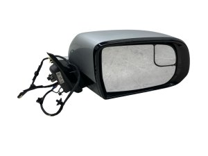 2022 Jeep Wagoneer Silver Power Door/Side View Mirror with Chrome Accents and Signal Lamp - Right (Passenger) (Used OEM)