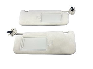 2021-2025 Genesis GV80 Beige Sun Visor Set - Front, Right (Passenger) (Used OEM)