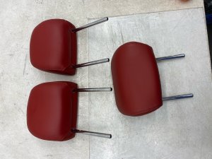 2018-2025 Audi SQ5 Red Seat Headrest Set - Rear, Left (Driver) (Used OEM)