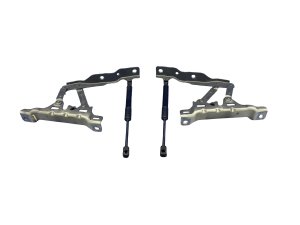 2022-2026 Genesis GV70 Hood Hinge Support Bracket and Shock Set - Front, Right (Passenger) (Used OEM)