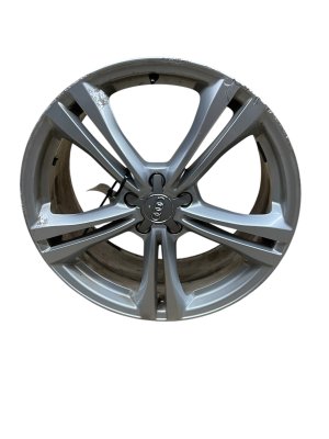 2016-2018 Audi S6 Silver 20x8.5 5 Double Spoke Silver Alloy Wheel (Used OEM)