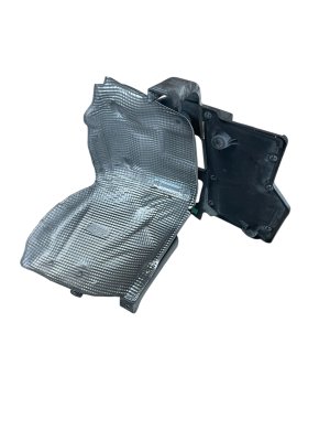2014-2016 Porsche Panamera Bumper Support Mounting Bracket with Heat Shield - Rear (Used OEM)
