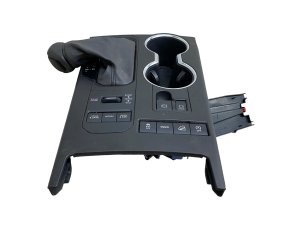 2020-2023 Toyota Highlander Console Finish Panel with Shift Boot and Drivability Control Switches - Front (Used OEM)