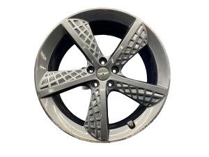 2022-2025 Genesis GV70 Silver 21x9 5-Spoke Smoked Hyper Alloy Wheel (Used OEM)