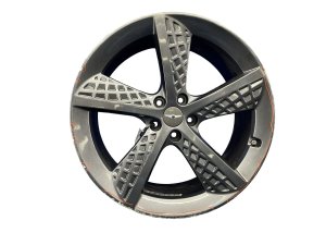 2022-2025 Genesis GV70 Silver 21x9 5-Spoke Smoked Hyper Alloy Wheel (Used OEM)