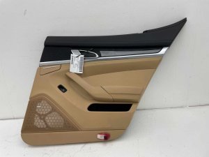 2014-2016 Porsche Panamera Beige Door Interior Trim Panel - Rear, Right (Passenger) (Used OEM)