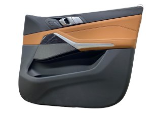 2019-2022 BMW X7 Tan Door Interior Trim Panel with Memory and Massage - Front, Right (Passenger) (Used OEM)