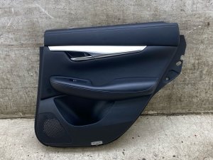 2022-2025 INFINITI QX55 Black Door Interior Trim Panel - Rear, Right (Passenger) (Used OEM)