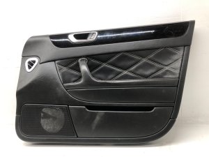2005-2013 Bentley Flying Spur Black Door Interior Trim Panel - Front, Right (Passenger) (Used OEM)
