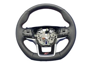 2025-2026 Ford Explorer Black Heated Sport Leather Steering Wheel - Front (Used OEM)
