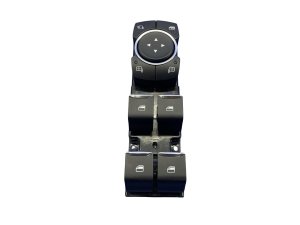 2025 Ford Police Interceptor Utility Black Master Door Window and Lock Switch Panel - Front (Used OEM)
