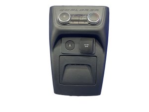 2020-2024 Ford Police Interceptor Utility Black Center Console Trim Cover with Climate Control - Rear (Used OEM)