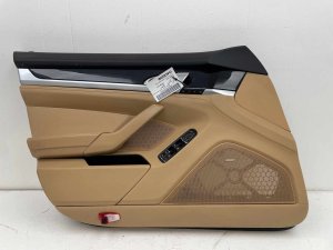 2010-2016 Porsche Panamera Beige Door Interior Trim Panel - Front, Left (Driver) (Used OEM)