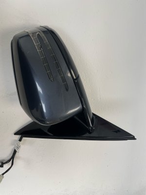2010-2016 Mercedes-Benz E500 Gray Door/Side View Mirror - Front, Left (Driver) (Used OEM)