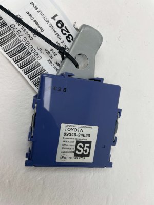 2016-2018 Lexus RC300 Clearance Warning Control Module (Used OEM)