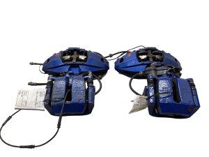 2020-2021 BMW X6 Blue Brembo Disc Brake Caliper - Front, Left (Driver) (Used OEM)