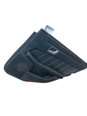 2014-2016 Mercedes-Benz E500 Black Door Interior Trim Panel with Sunshade - Rear, Right (Passenger) (Used OEM)