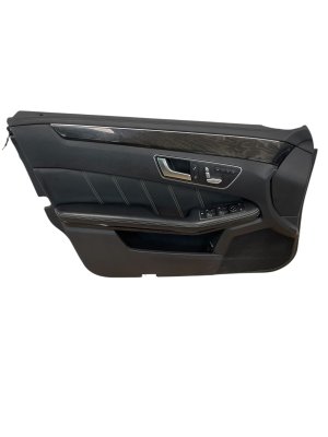 2014-2016 Mercedes-Benz E500 Black Door Interior Trim Panel - Front, Left (Driver) (Used OEM)