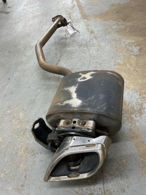 2017-2021 Lexus IS300 Exhaust Muffler and Tail Pipe Assembly - Rear (Used OEM)