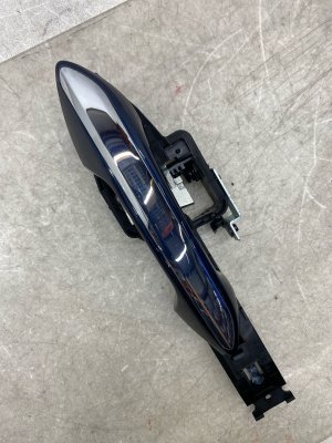 2019-2024 INFINITI QX50 Hermosa Blue Exterior Door Handle - Rear, Left (Driver) (Used OEM)