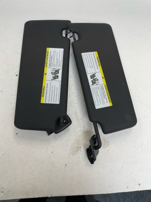 2021-2025 BMW M4 Black Sun Visor Set - Front, Right (Passenger) (Used OEM)