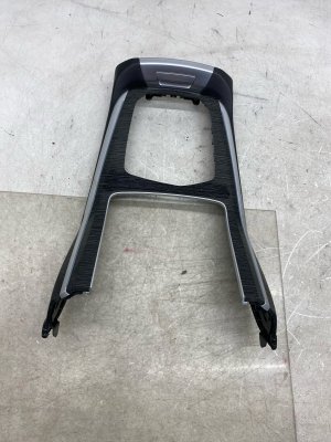 2020-2023 BMW X6 Black Center Console Trim Cover Bezel - Front (Used OEM)