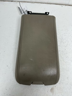 2004-2009 Cadillac XLR Tan Center Console Armrest Storage Lid (Used OEM)